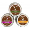 Earthly Body Lot de 3 bougies de massage Hemp Seed 57g